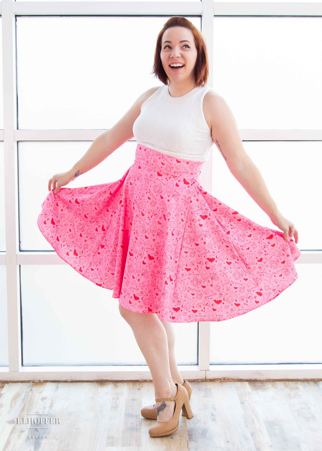 Essential Julie Skirt - Pink Tarot