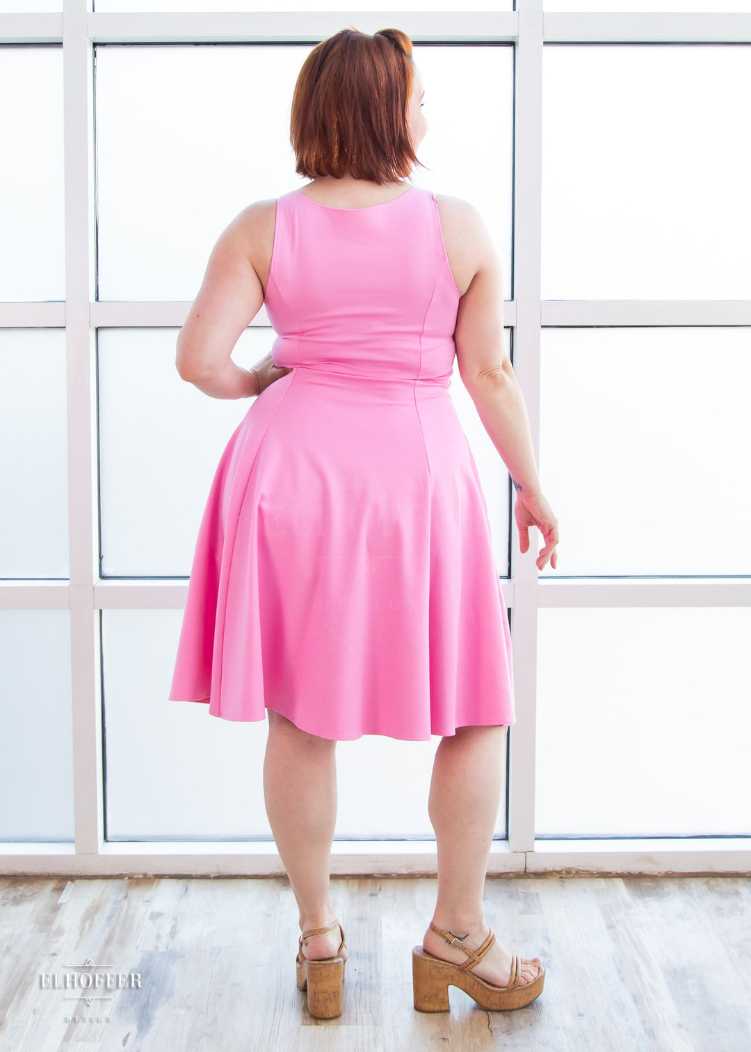 Essential Virgo Dress - Rose Pink Ponte