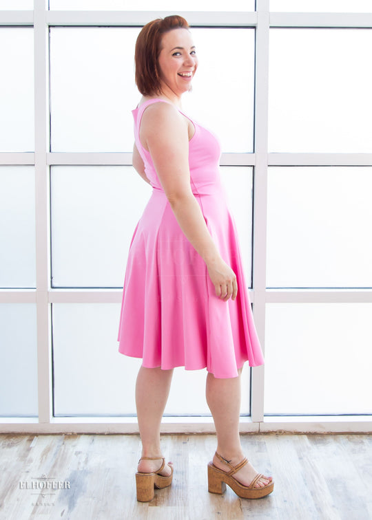 Essential Virgo Dress - Rose Pink Ponte