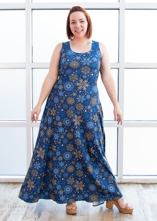 Essential Maxi Dress - Snowflakes