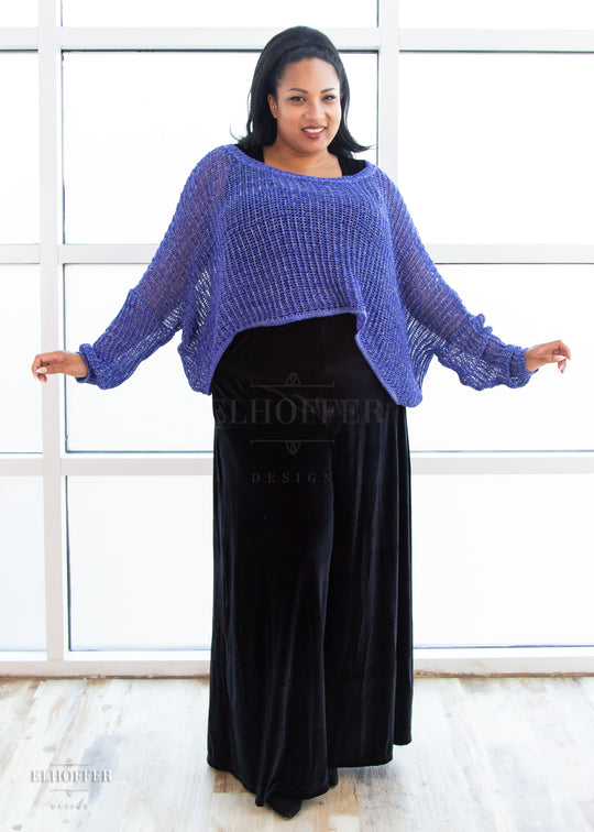 Essential Delirium Oversize Crop - Wild Blueberry