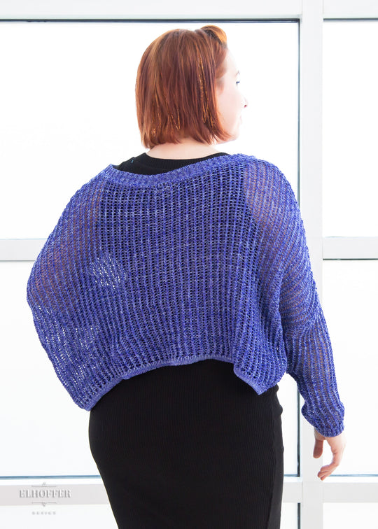 Essential Delirium Oversize Crop - Wild Blueberry