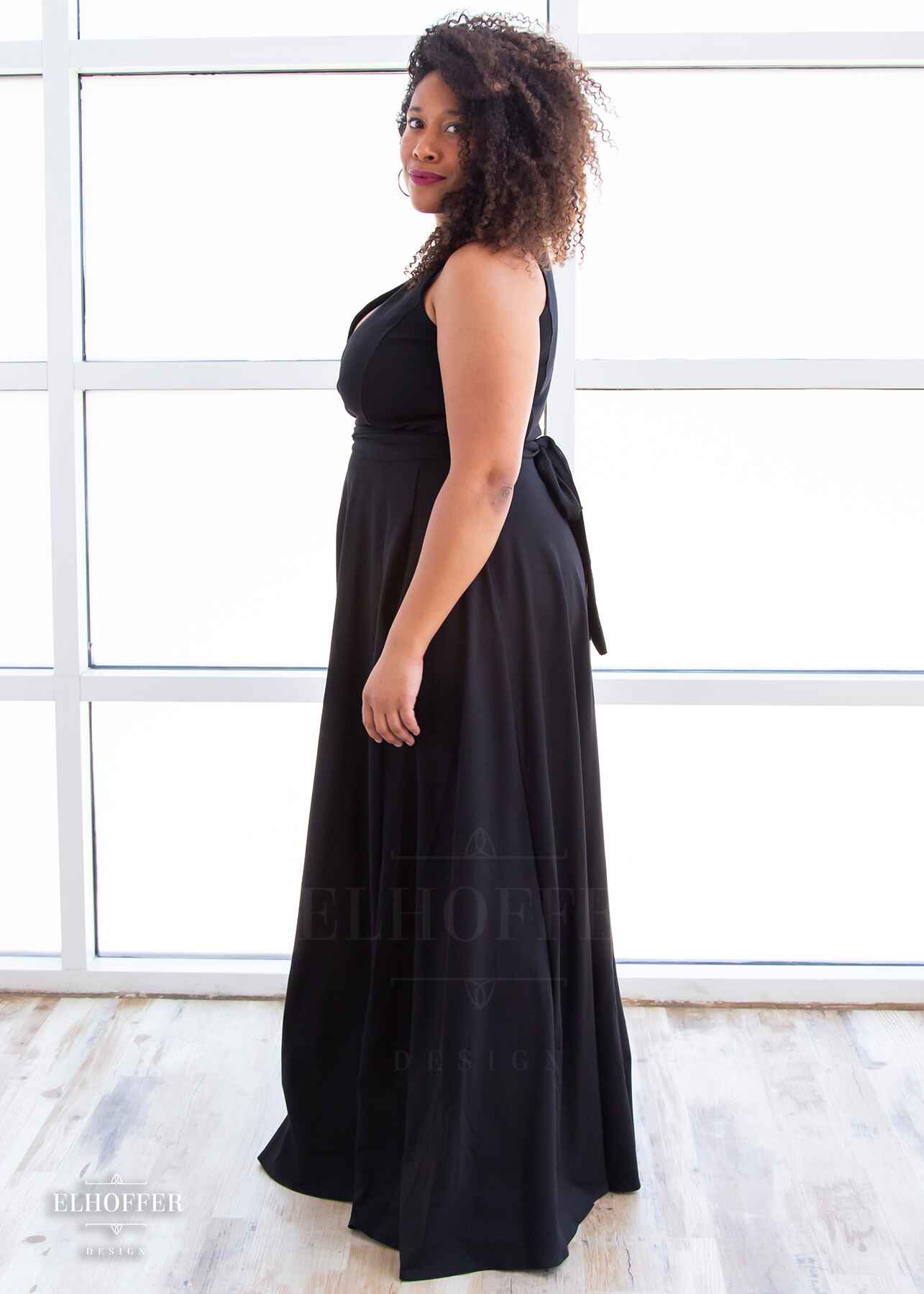 Essential Melissa Maxi Wrap Dress - Black