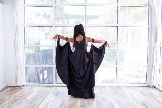 SAMPLE SALE - Muse CAPE (NO DRESS) - Black