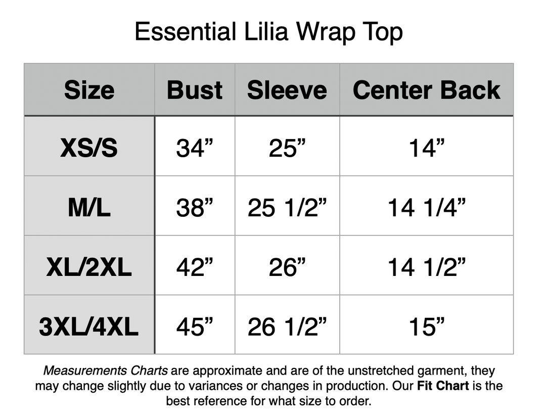Essential Lilia Wrap Top - Silver Foil Spandex