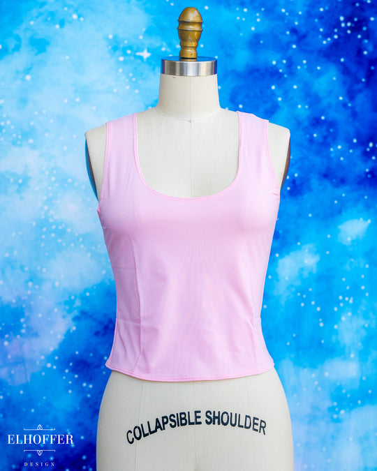Essential Buffy Crop Top - Pale Pink