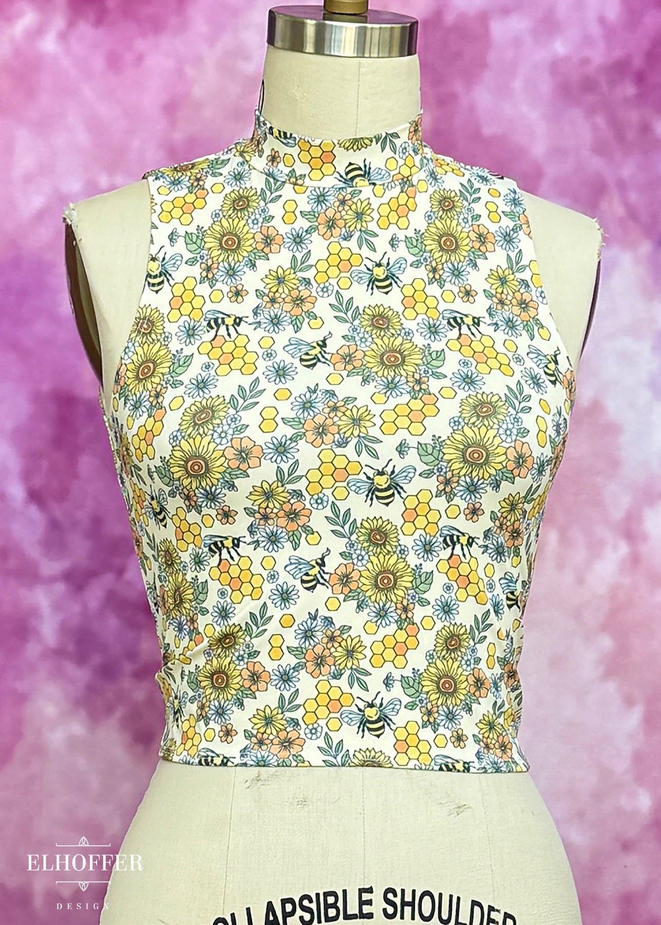 Essential Jes Crop Top - Save the Bees – Elhoffer Design