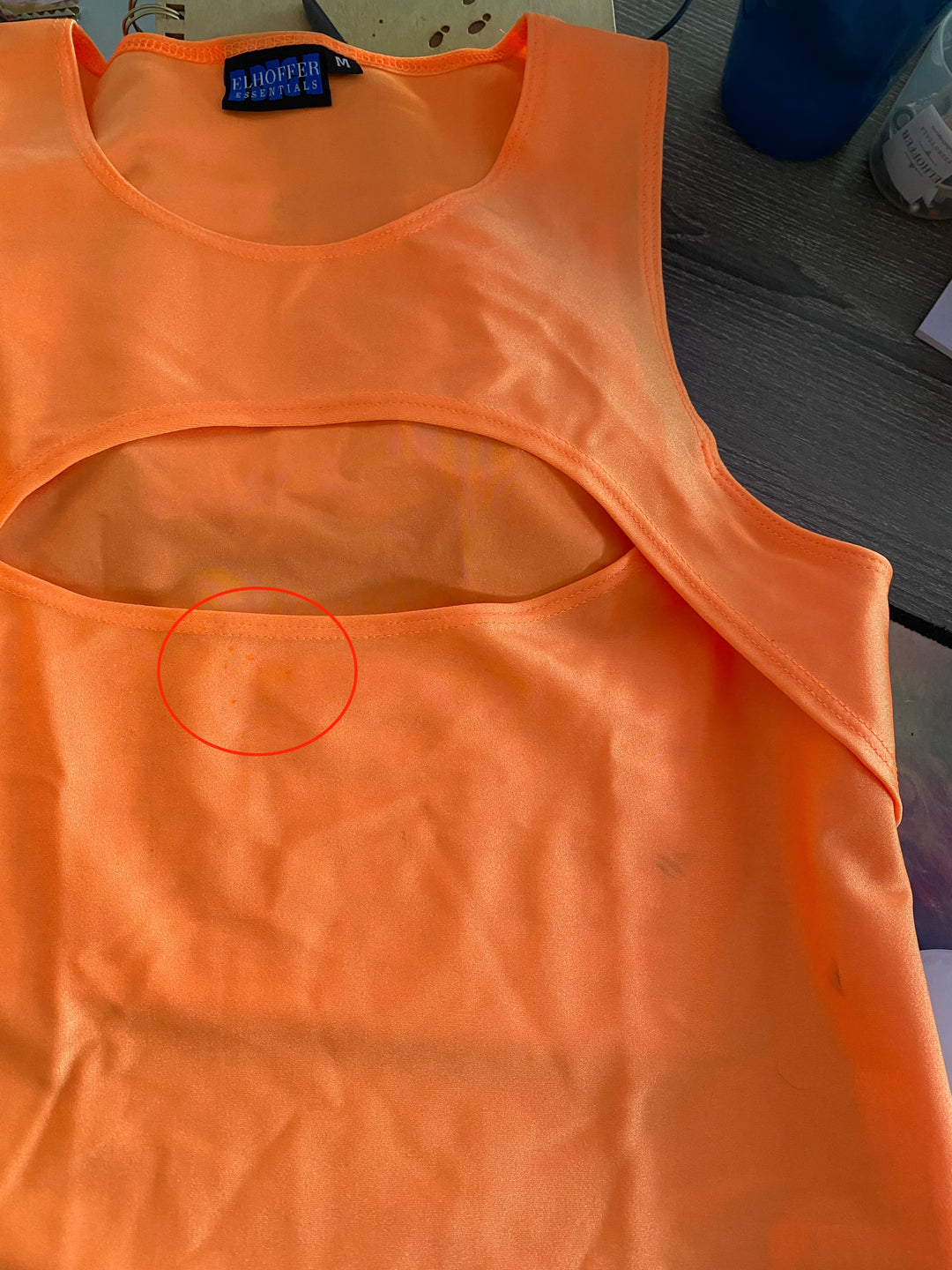 Sample Sale |Essential Kara Top - Mango Orange - M - Dev Sample