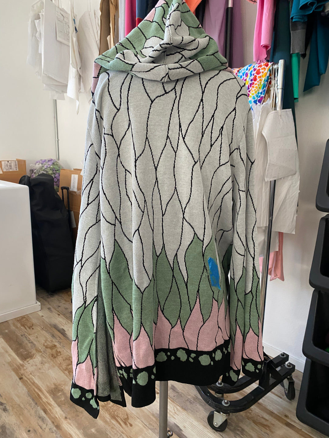 Sample Sale | Butterfly Sensei Cape Sleeve Longline Cardigan - M/L
