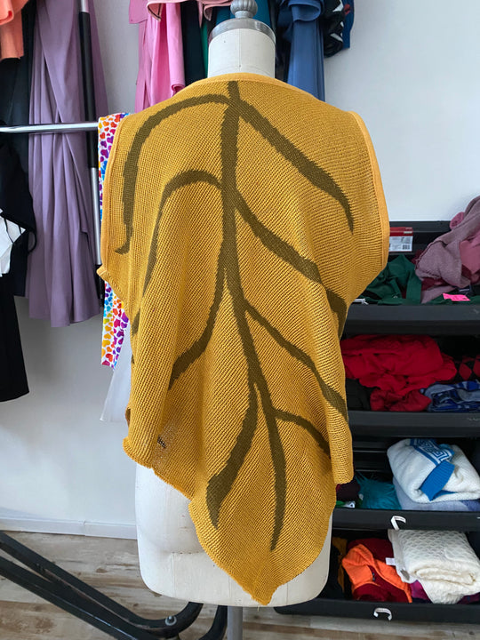 Sample Sale | Essential Leaf Tank Top - Iris Gold - XL