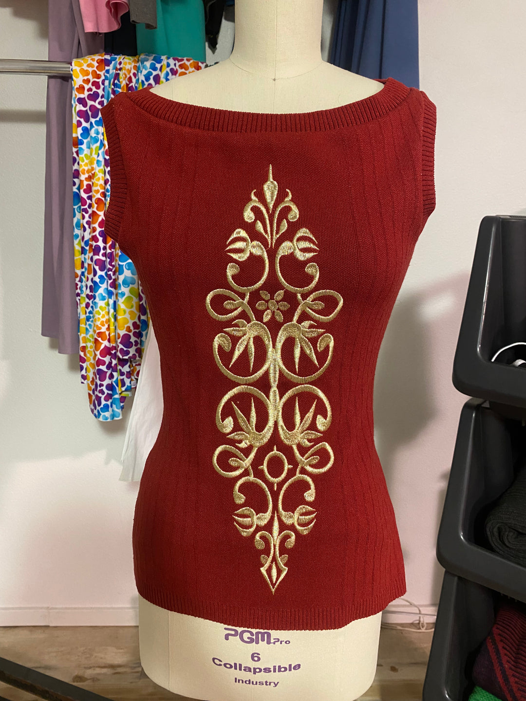 Archive Sale | Galactic Queen Shell - Crimson - S