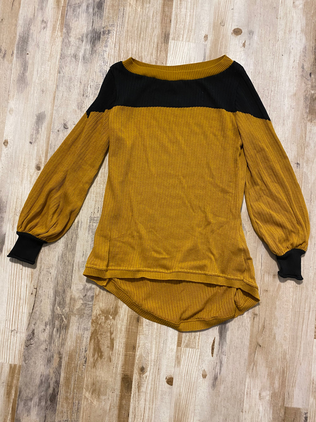 Archive Sale | Interstellar Crew Oversize Sweater - Gold - M/L