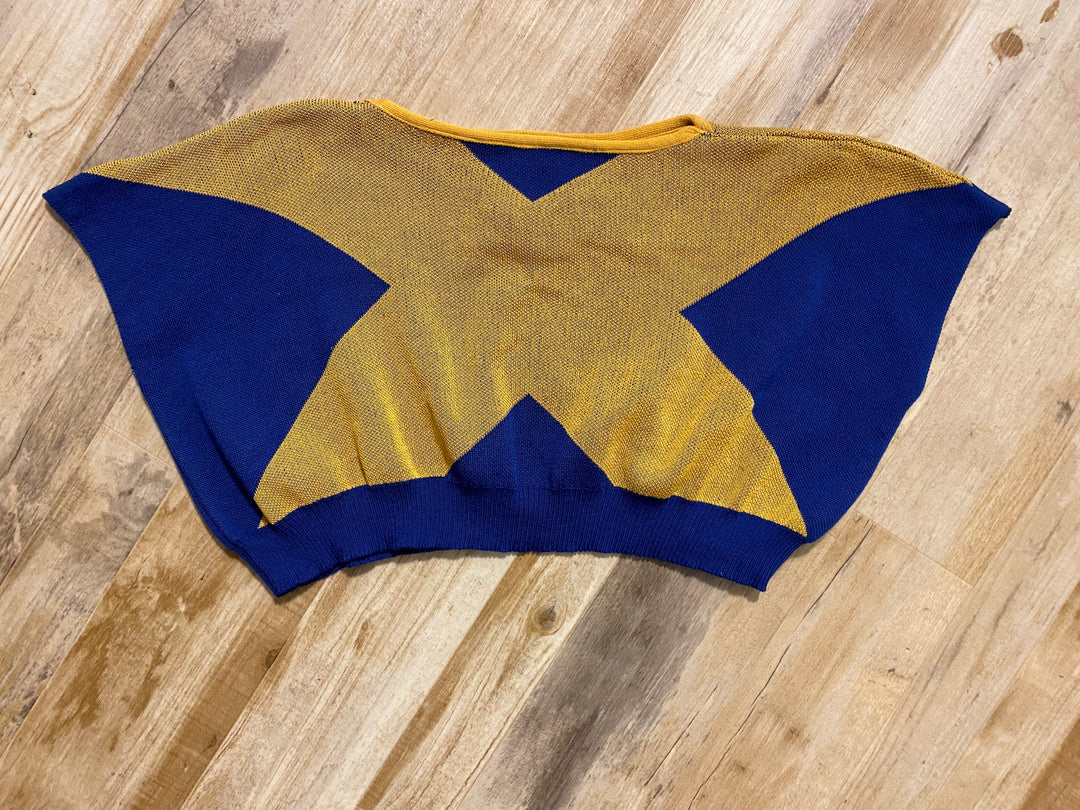 Sample Sale | Marvelous Gifted Academy Crop - Astonishing Blue - XS-L