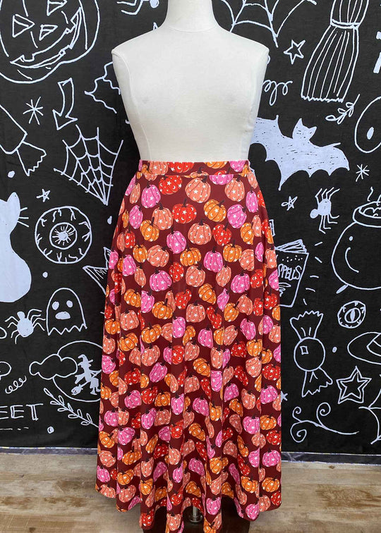 Essential Cindy Maxi Skirt - Pumpkin Witch