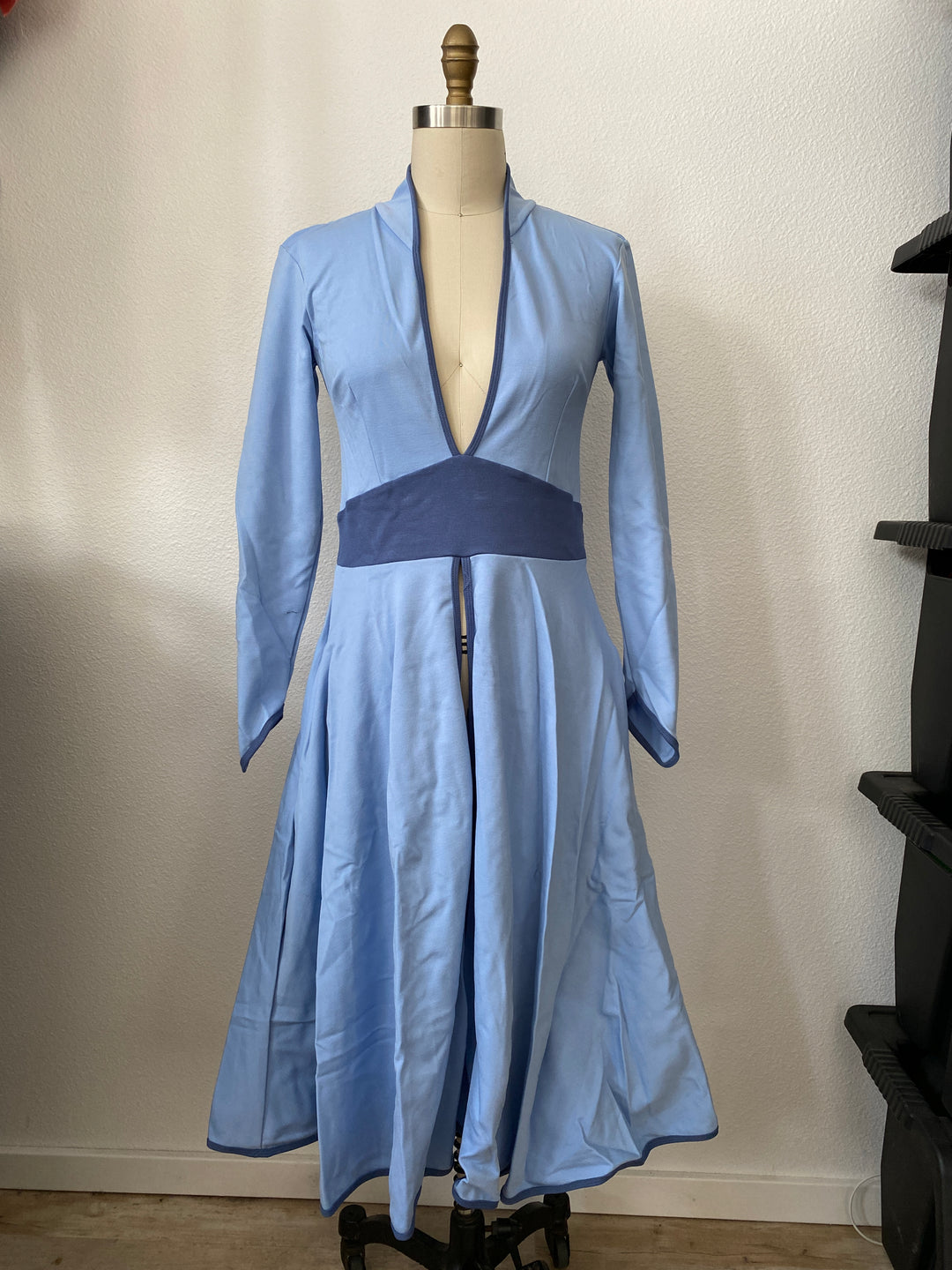 Archive Sale | Ice Queen Tunic - Lt Blue/ Jean - M (LONG)