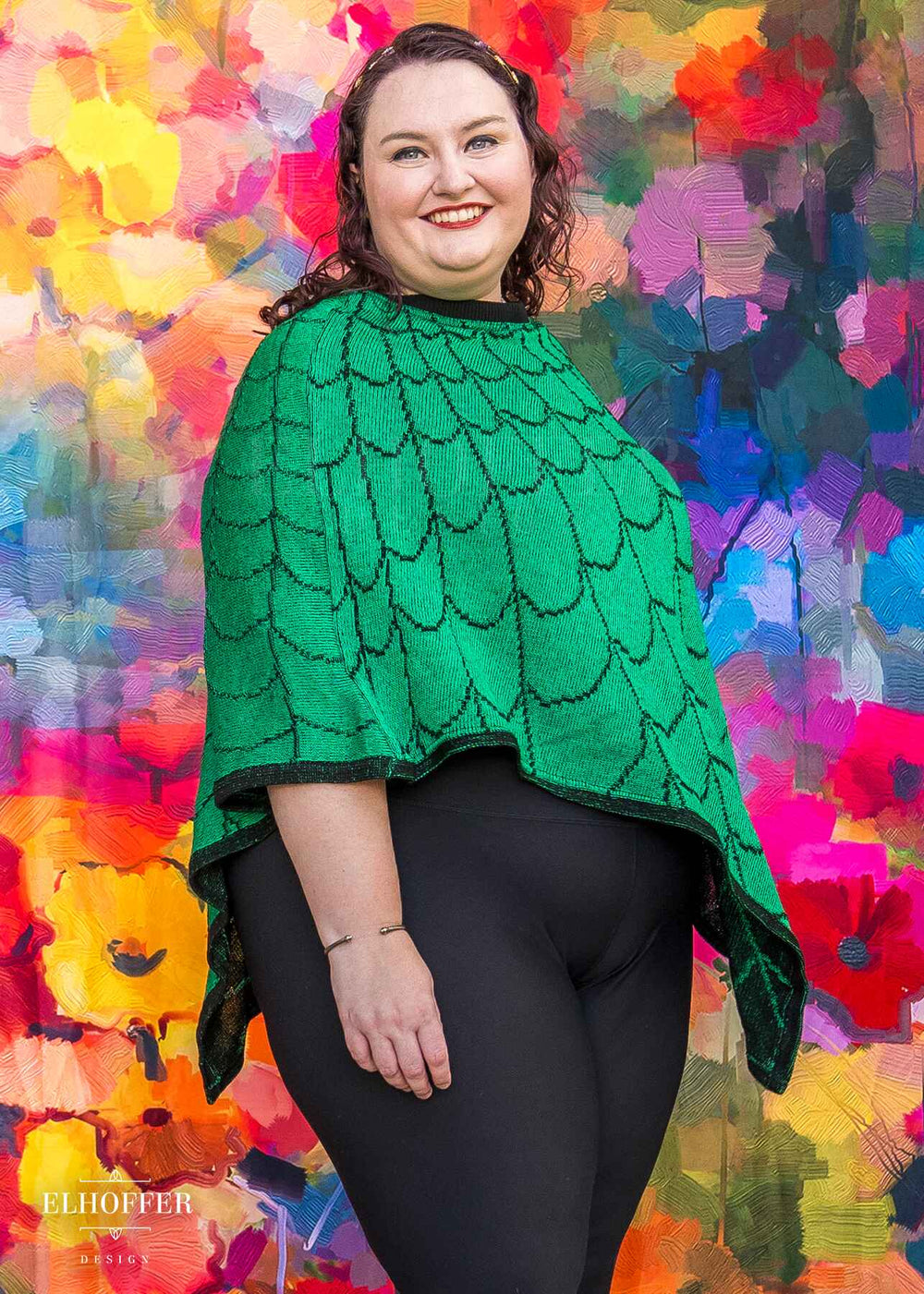 Strange & Unusual Poncho - Green Cape