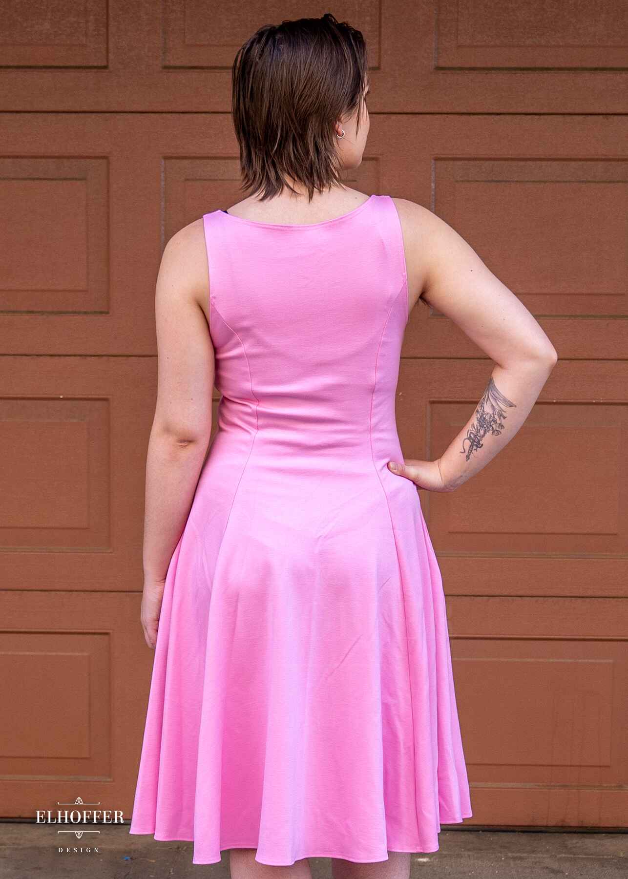 Essential Virgo Dress - Rose Pink Ponte
