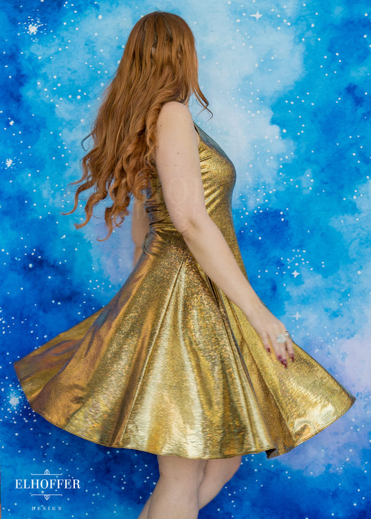 Essential Aquarius Knee Length Dress - Shattered Honmoon