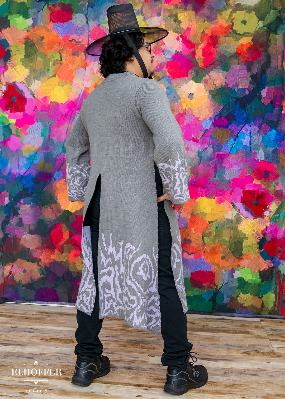 PREORDER - Demon Idol Unisex Duster - Black & Purple