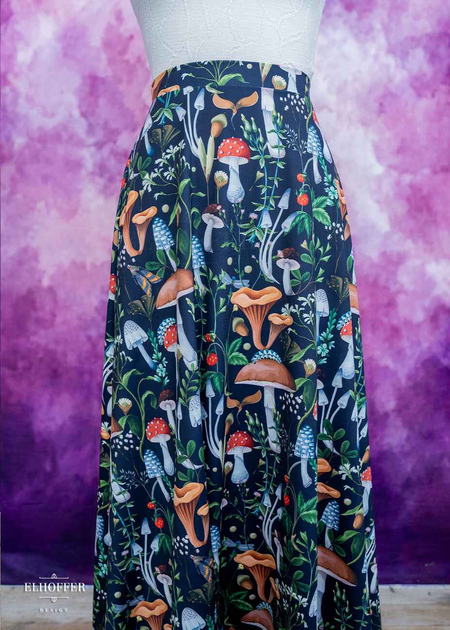 PREORDER - Essential Cindy Maxi Skirt - Foraging Mushrooms