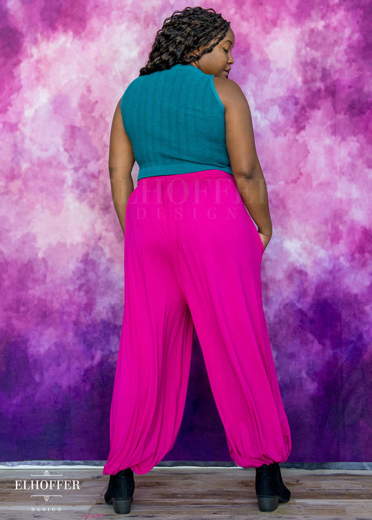 Essential Cozy Yasmin Pants - Fuchsia