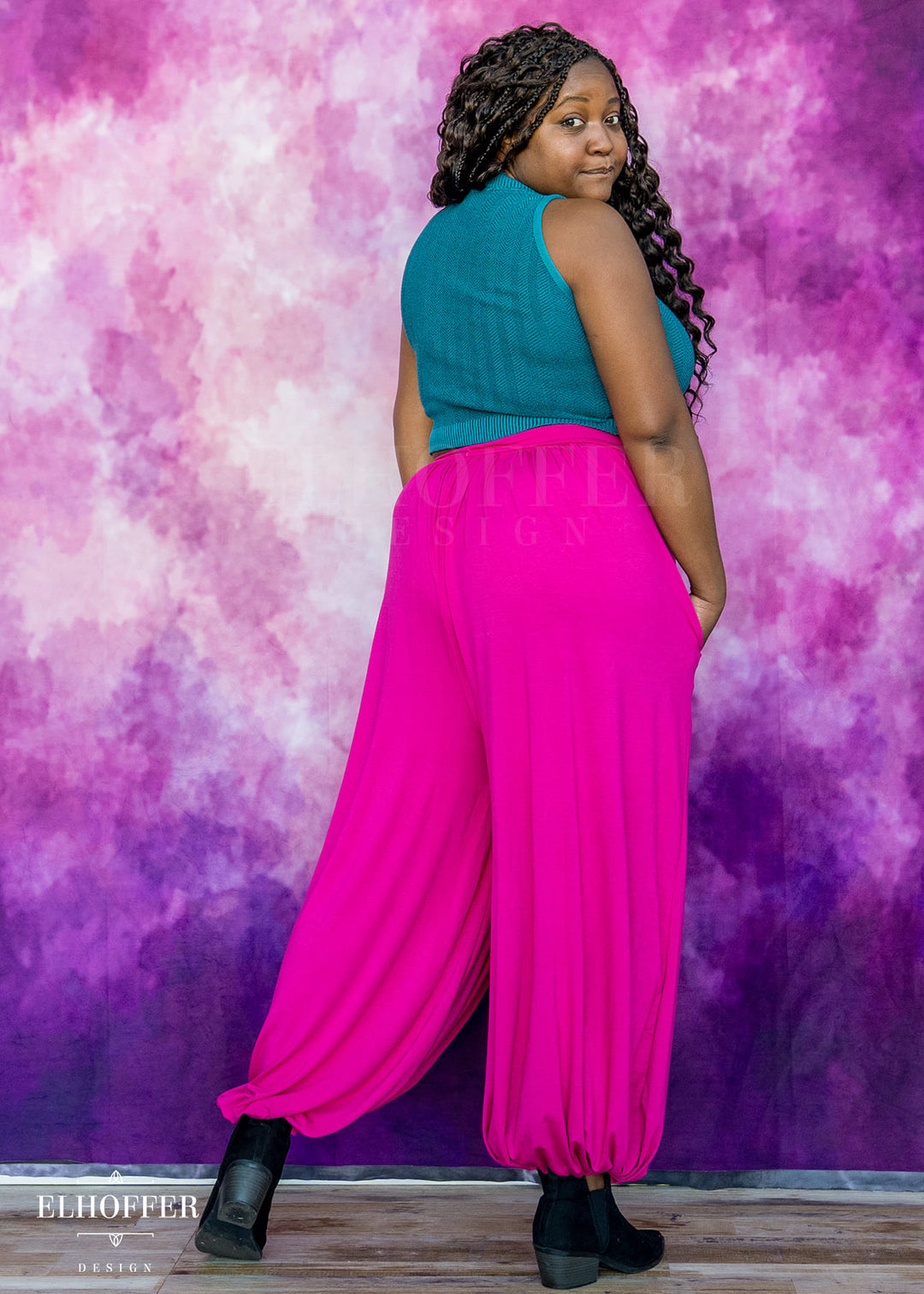 Essential Cozy Yasmin Pants - Fuchsia