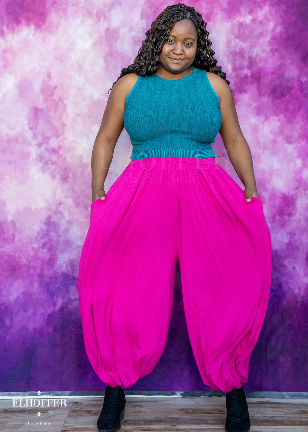 Essential Cozy Yasmin Pants - Fuchsia