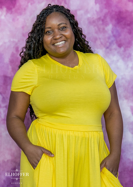 Essential Cozy Cancer Tee - Yellow