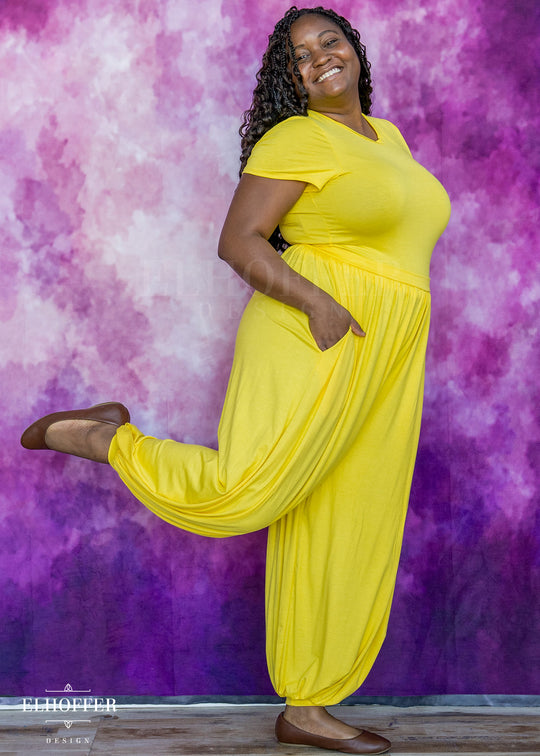 Essential Cozy Yasmin Pants - Yellow