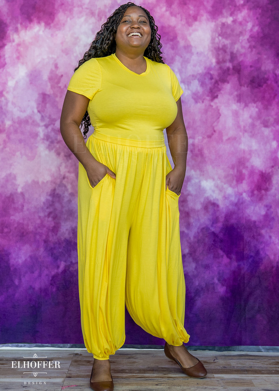 Essential Cozy Yasmin Pants - Yellow