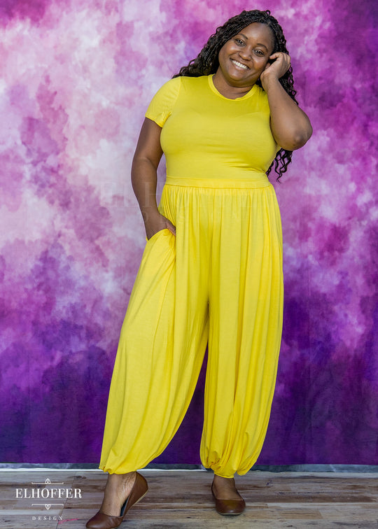 Essential Cozy Yasmin Pants - Yellow