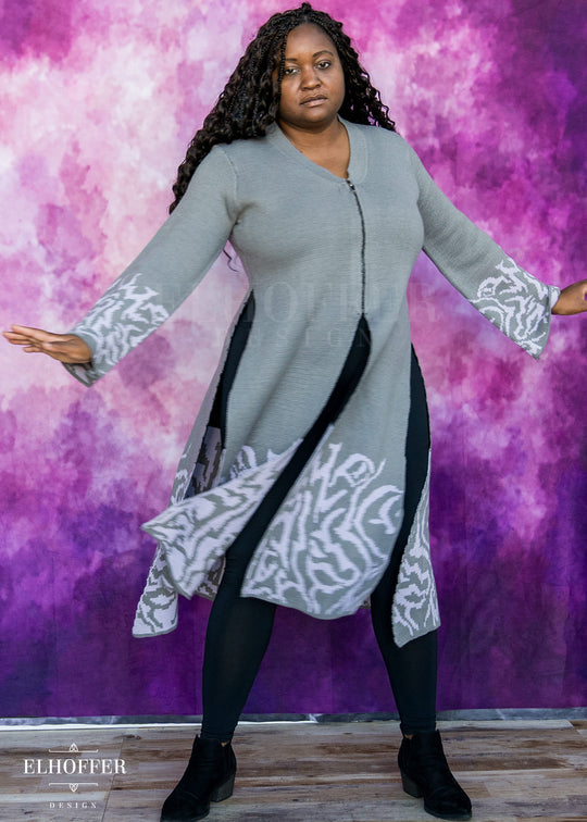 PREORDER - Demon Idol Unisex Duster - Black & Purple