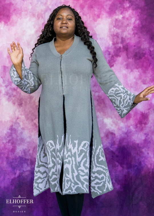 PREORDER - Demon Idol Unisex Duster - Black & Purple