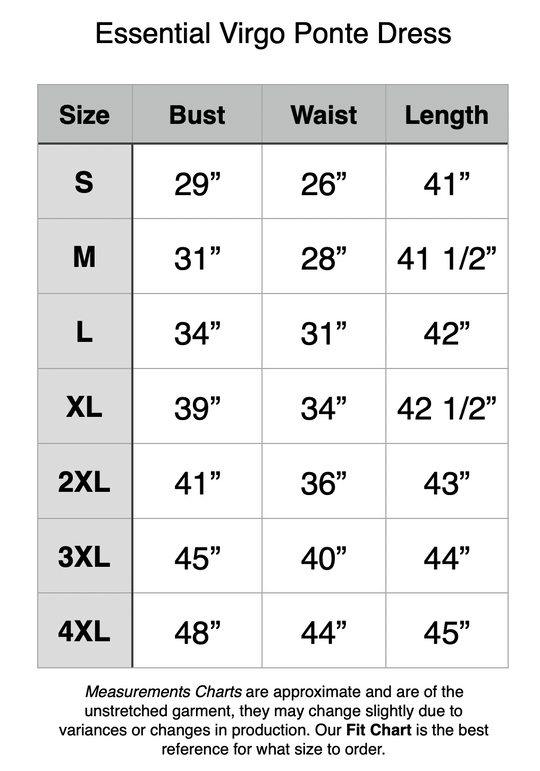 Retired Essential Virgo Dress - Cherry Ponte Dress