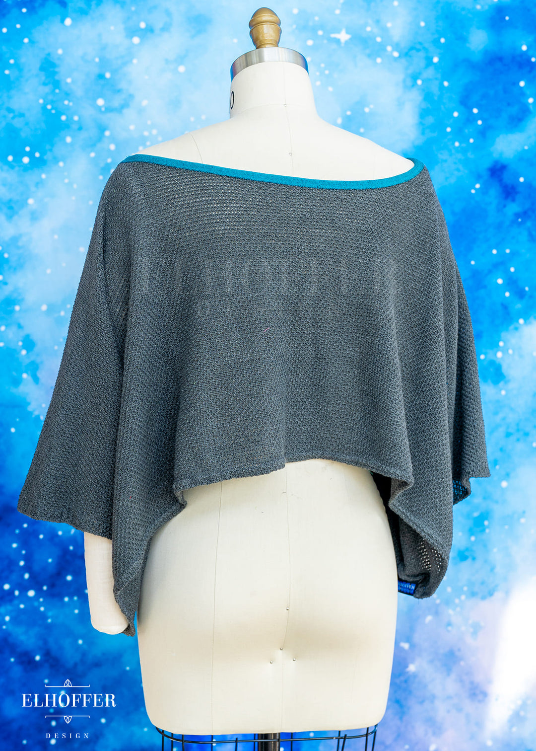 Handmade Boatneck Crop - Exile Grey Knit