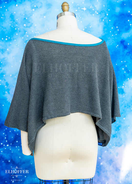 Handmade Boatneck Crop - Exile Grey Knit