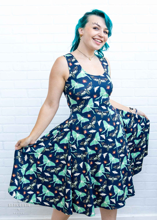 Essential Knee Length Dress - Moth Queen