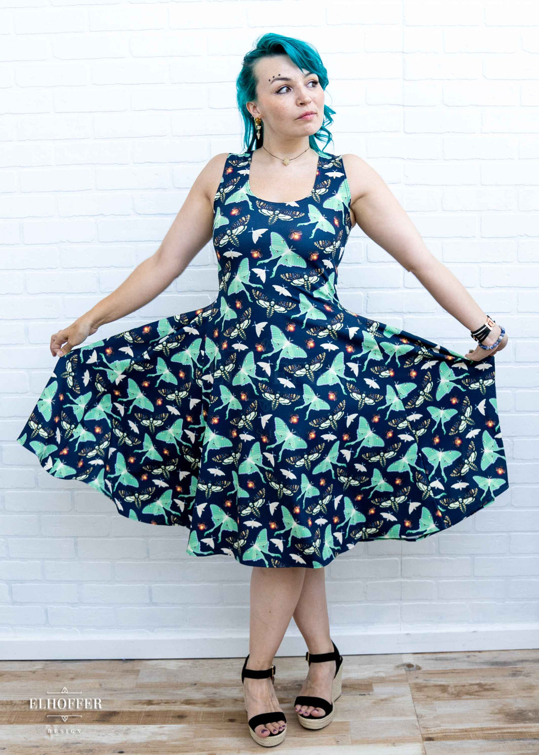 Essential Knee Length Dress - Moth Queen