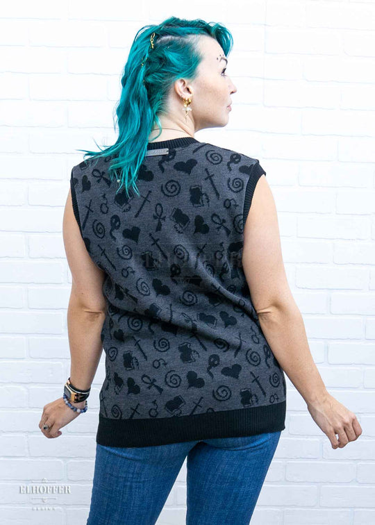 Sibling Sigils Unisex Vest - Reverse Grey Top