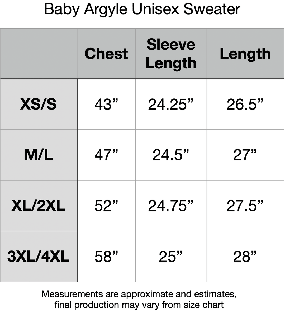 PREORDER - Baby Argyle Unisex Sweater