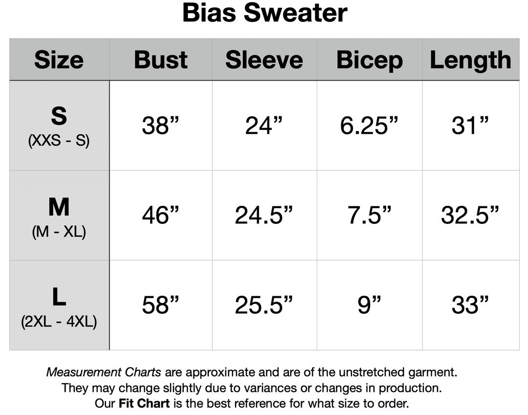 PREORDER - Alpaca Bias Sweater