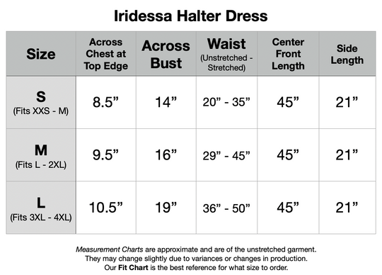 PREORDER - Iridessa Halter Leaf Dress - Frosty Blue