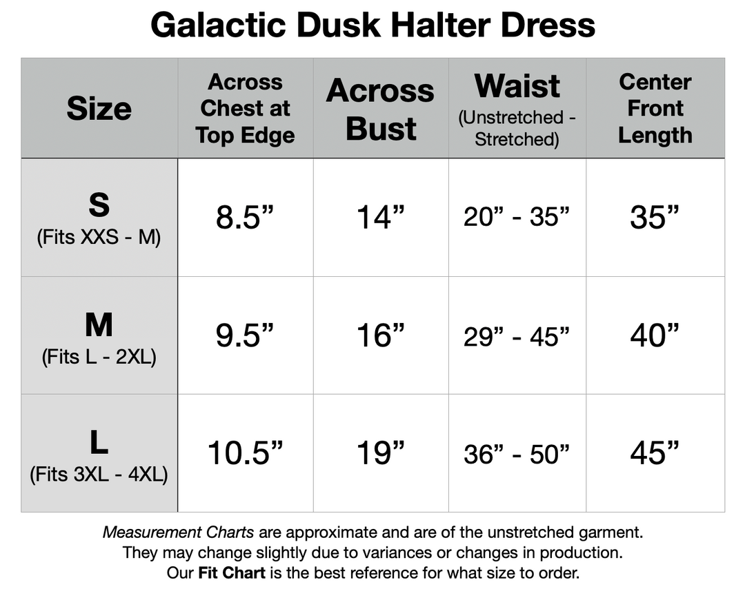 PREORDER - Galactic Dusk Halter Handkerchief Dress