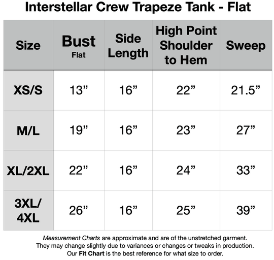 PREORDER - Interstellar Insignia Trapeze Tank - Command Red