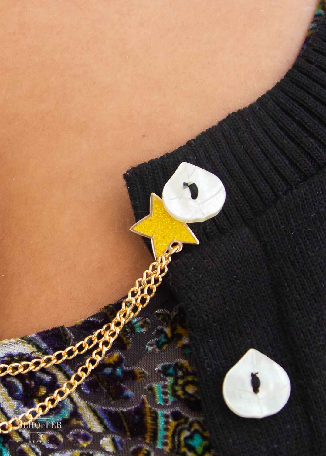 Starpuff Mini Sparkle Collar Clips