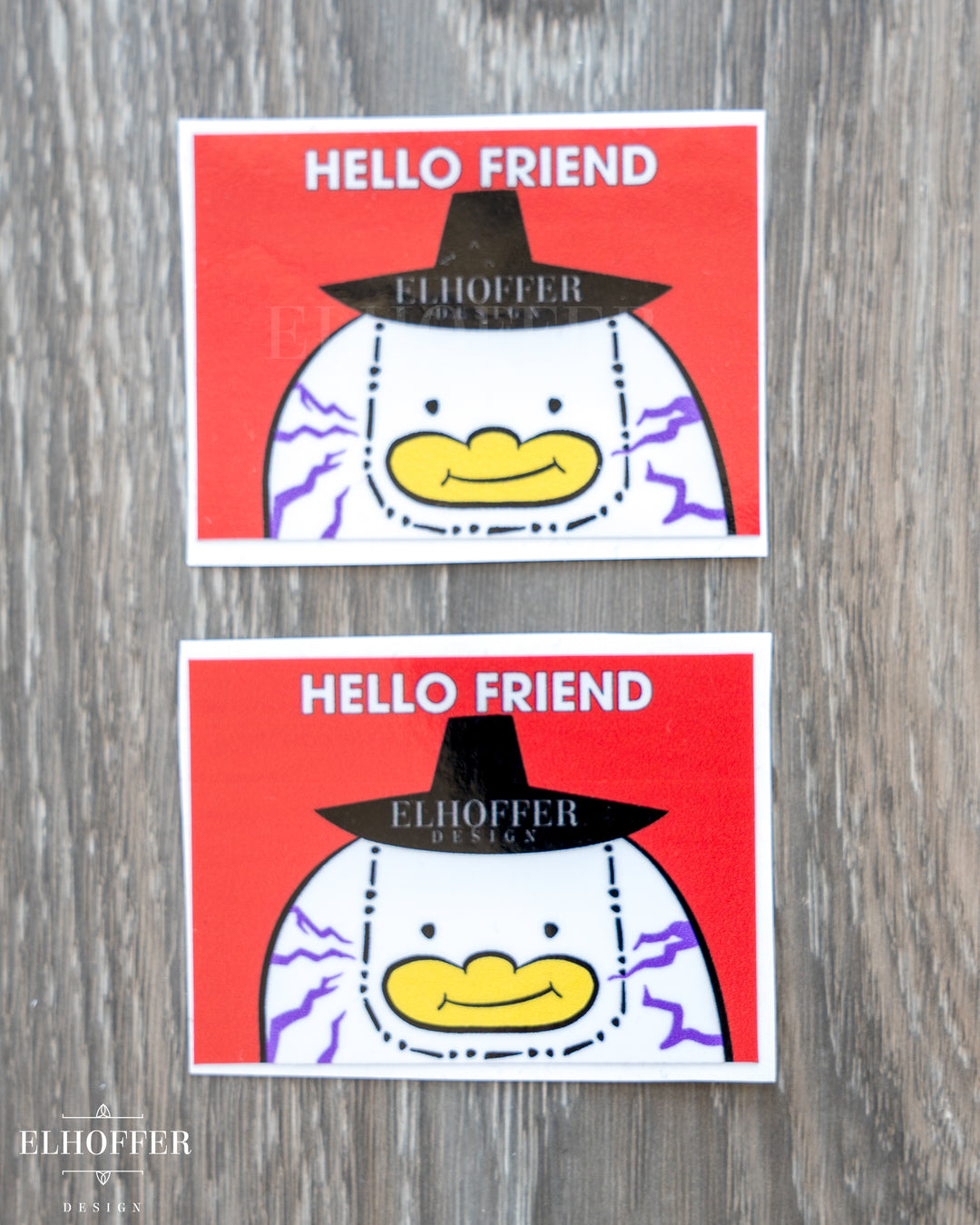 Hello Friend Demon Vinyl Sticker