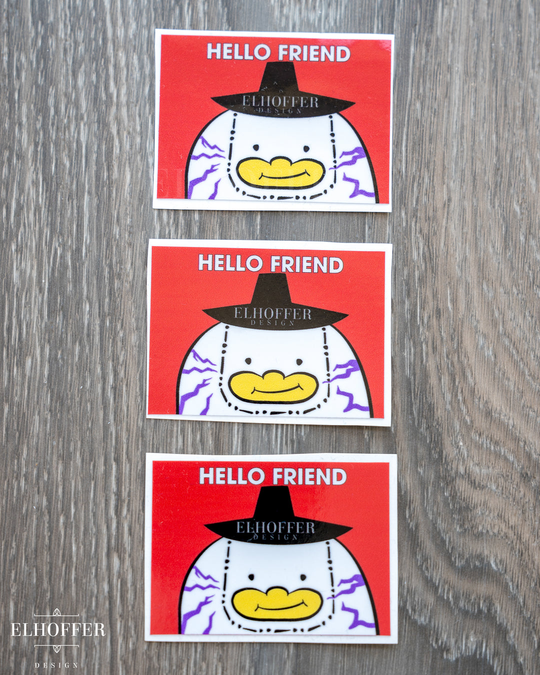 Hello Friend Demon Vinyl Sticker