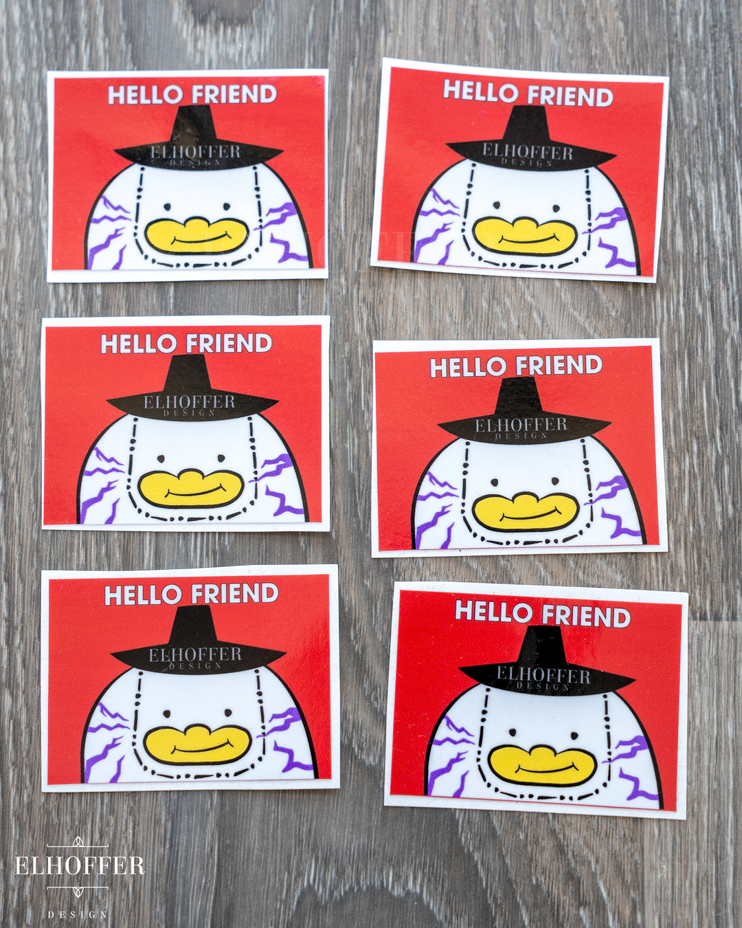 Hello Friend Demon Vinyl Sticker