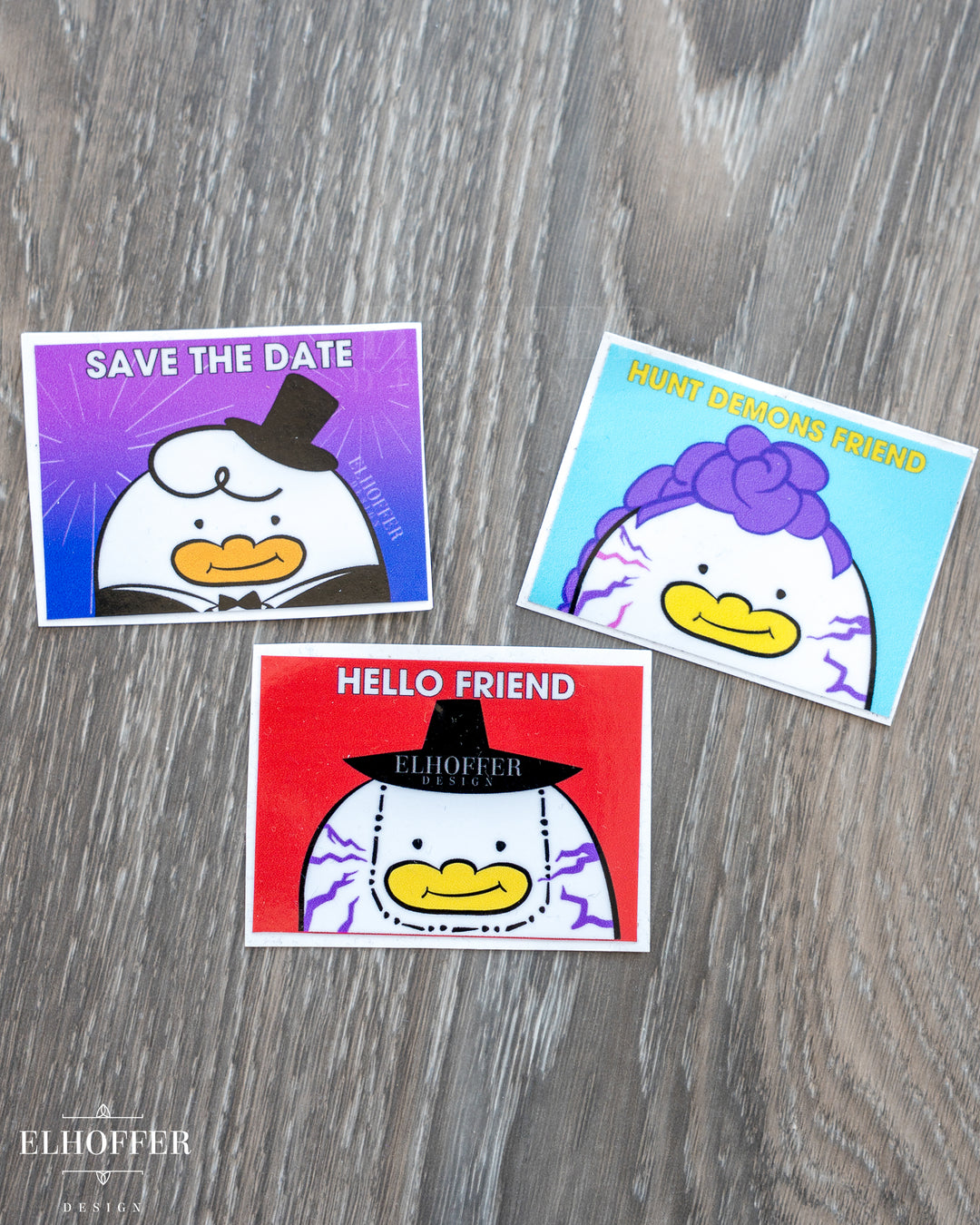 Hello Friends Vinyl Sticker Set