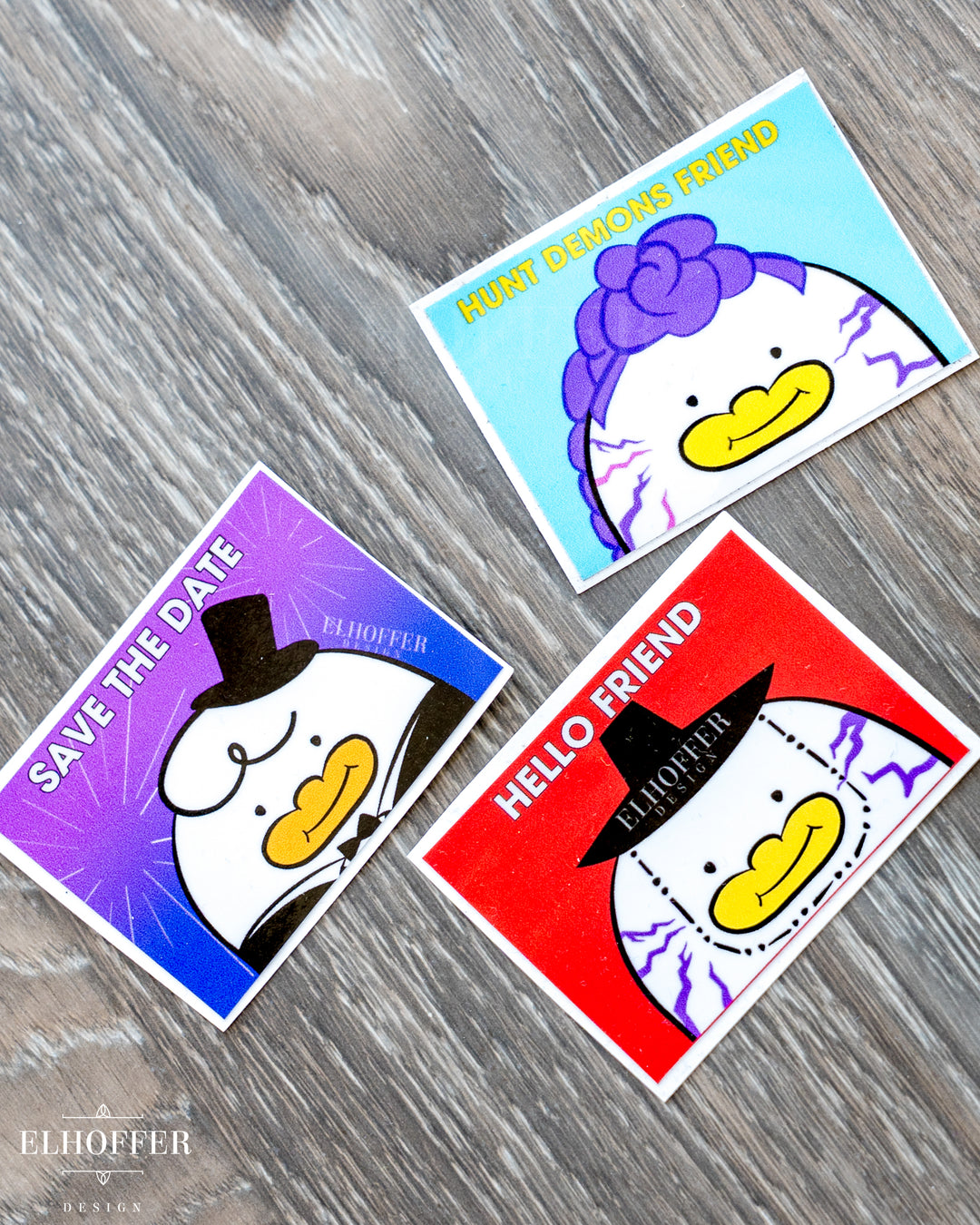 Hello Friends Vinyl Sticker Set